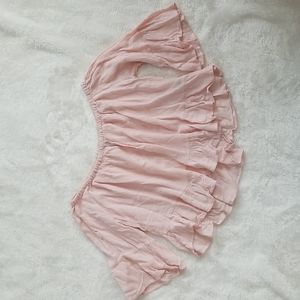 Off shoulder crop top